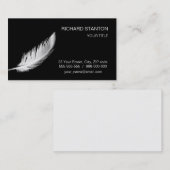 Birdy white vether visitekaartje (Voorkant / Achterkant)