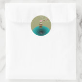 Birdy zegt Om.. stickers (Tas)