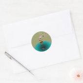 Birdy zegt Om.. stickers (Envelop)