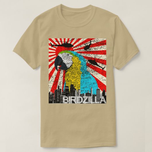 Birdzilla T-shirt (Design voorkant)