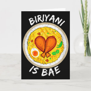 Biriyani Is Bae Valentijnscadeau voor Biryani-lief Kaart