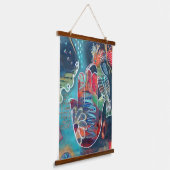 Birkat Habayit "Home Blessing" Wall Tapestry Hangend Wandkleed (Gebogen)