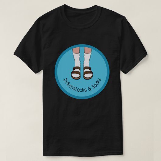 Birkenstocks  Socks  T-shirt (Design voorkant)