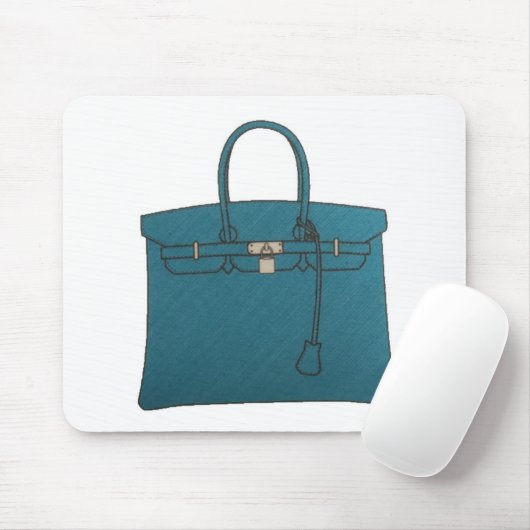 Birkin Canvas tas Blue Muismat (Met muis)