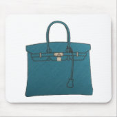 Birkin Canvas tas Blue Muismat (Voorkant)