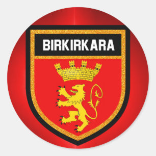 Birkirkara Flag Ronde Sticker