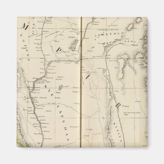 Birma, Azië 96 Magneet (Voorkant)