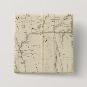 Birma, Azië 96 Vierkante Button 5,1 Cm