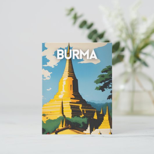 Birma Briefkaart (Staand voorkant)