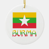 Birma en Myanmar Keramisch Ornament (Voorkant)