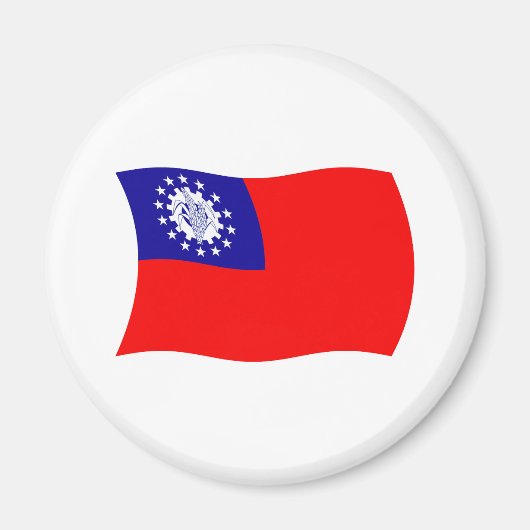 Birma Flag Magnet (Voorkant)