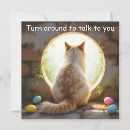 Birma Kat - Pasen Vakantiekaart Feestdagenkaart