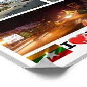 Birma - Myanmar - I Love - Poster (Hoek)