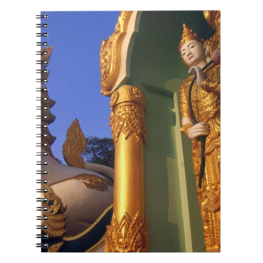 Birma (Myanmar), Rangoon (Yangon) Tempel Notitieboek (Voorkant)