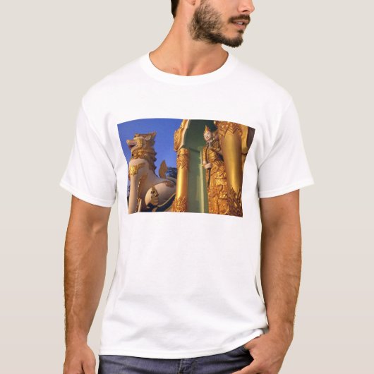 Birma (Myanmar), Rangoon (Yangon) Tempel T-shirt (Voorkant)