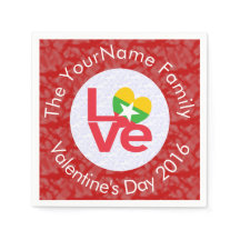 Birma Myanmar Vlag Hart LIEFDE Rood Personaliseer 