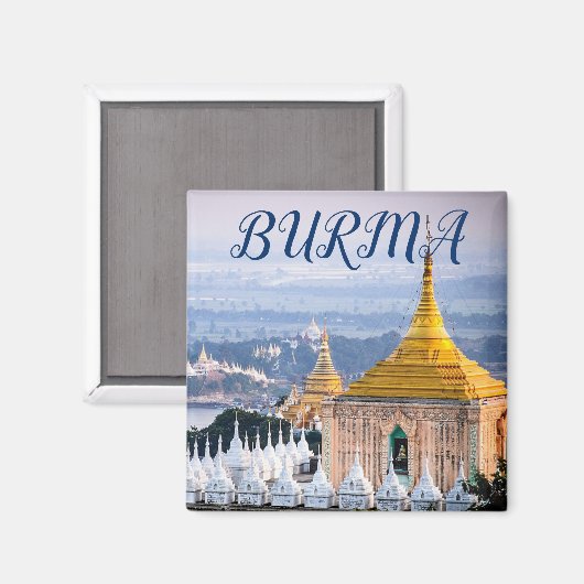 Birma Panorama Magnet (Voorkant / Achterkant)