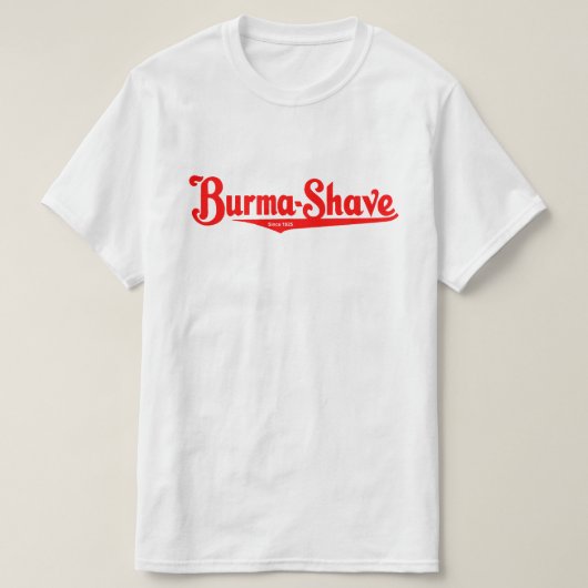 Birma-Scheercrème T-shirt (Design voorkant)