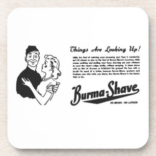 Birma Shave Adoring Eyes Bier Onderzetter