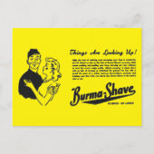 Birma Shave Adoring Eyes Briefkaart (Voorkant)