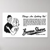 Birma Shave Adoring Eyes Poster (Voorkant)