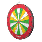 Birma Vlag Patriot's Bullseye Dartbord (Voorkant Rechts)