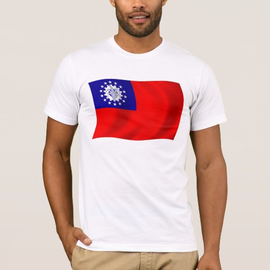 Birma Vlag T-shirt (Voorkant)