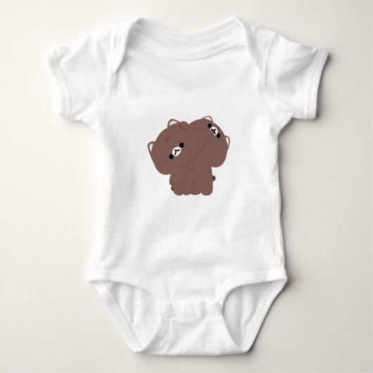 Birmaans kattenpaar romper (Voorkant)