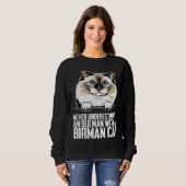 Birmaanse kat Birmaans katje Birmaanse moeder 1 Trui (Voorkant volledig)