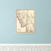 Birmah, Anam, Siam, Thailand Canvas Afdruk (Insitu (Houten vloer))