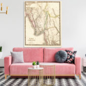 Birmah, Anam, Siam, Thailand Canvas Afdruk (Insitu (Woonkamer))