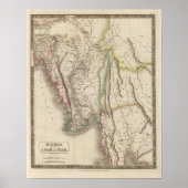 Birmah, Anam, Siam, Thailand Poster (Voorkant)