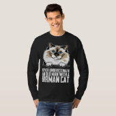 Birman cat  Birman kitten  Birman mom  1 T-shirt (Voorkant volledig)