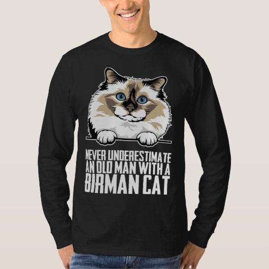 Birman cat  Birman kitten  Birman mom  1 T-shirt (Voorkant)
