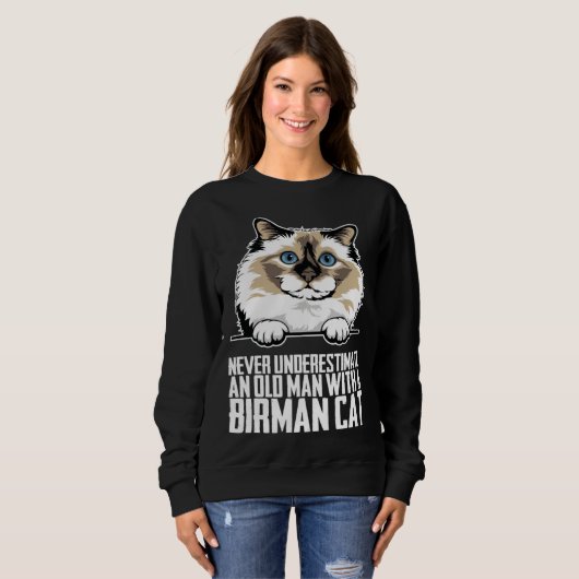 Birman cat  Birman kitten  Birman mom  1 Trui (Voorkant volledig)