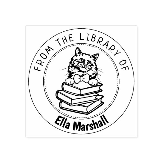 Birman Cat, boek uit de bibliotheek van Rubberstempel (Afrduk)