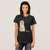 Birman Cat Christmas Lights Xmas Cat T-shirt (Voorkant volledig)