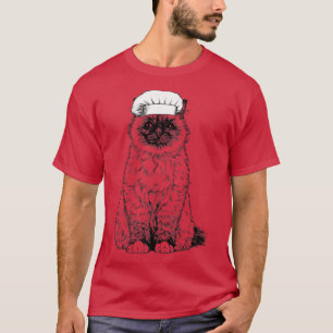 Birman Cat Cook Chef Funny Cooking T-shirt
