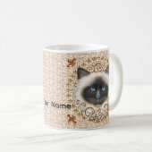 Birman Cat Fleur De Lis  mug Koffiemok (Voorkant rechts)