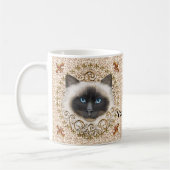 Birman Cat Fleur De Lis  mug Koffiemok (Links)