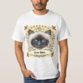 Birman Cat Fleur De Lis  T-shirt (Voorkant)