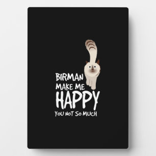 Birman Cat Fotoplaat