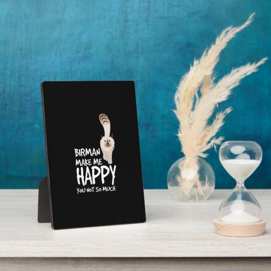 Birman Cat Fotoplaat (Zijkant)