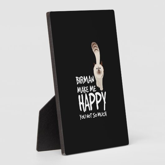 Birman Cat Fotoplaat (Zijkant)