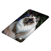 Birman Cat in de Garden Magnet Magneet (Linkerzijde)