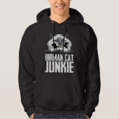 Birman cat junkie hoodie (Voorkant)