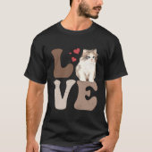 Birman Cat Love T-shirt (Voorkant)