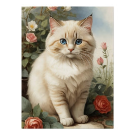 Birman Cat Perfect Poster