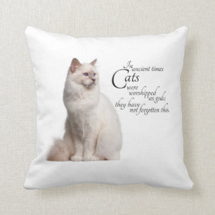 Birman Cat Pillow Kussen