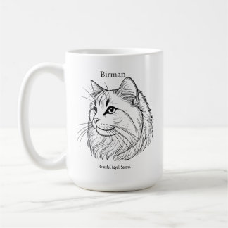 Birman Cat Portrait Koffiemok